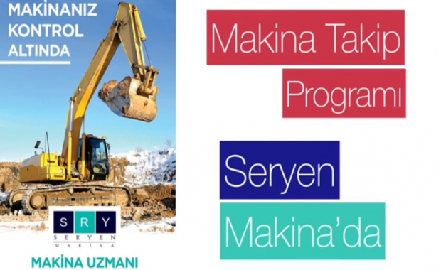 Makina Takip Programı Seryen Makina' da. Anlık bilgi paylaşımı bizde çok kolay